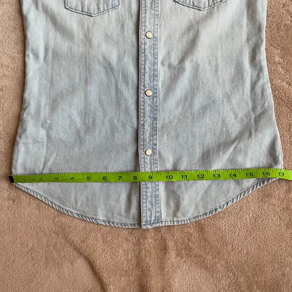NWOT Aritzia Denim Forum Niah Shirt - Picture 6 of 13